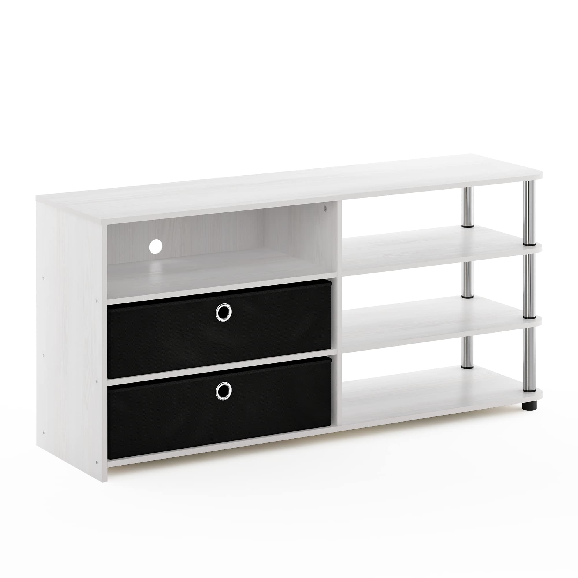 Amazon｜フリノ(Furinno) JAYA Simple Design テレビ台 ホワイトオーク